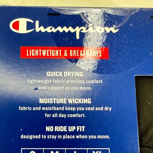 Lot of 4 Champion Men's Boxer Briefs Size Large Black Gray New In Package - Picture 6 of 7